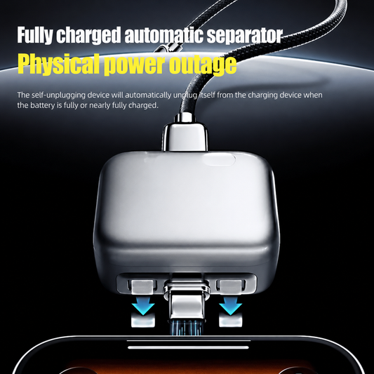 Smart USB-C 140W Auto Stop Charging Adapter – Battery Health Protector, Automatic Power Cut, Type-C Fast Charger for Phones, Tablets, Laptops & Power Banks